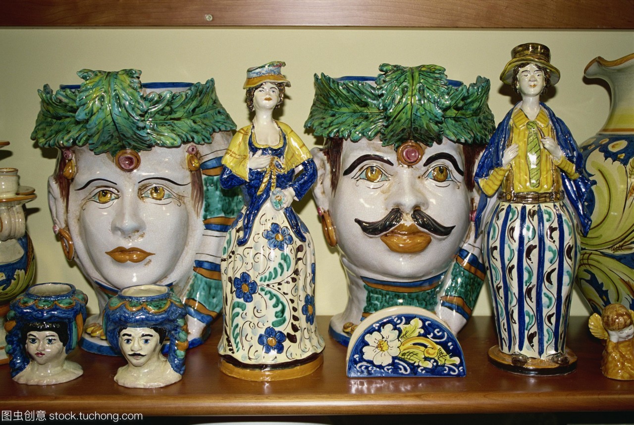 陶瓷制品销售,西西里,意大利,欧洲