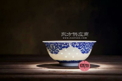 青花玲珑碗陶瓷碗销售图片_青花玲珑碗陶瓷碗销售 - 