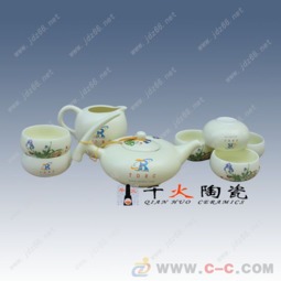 定做景德镇加字茶具厂家 定做瓷器茶具