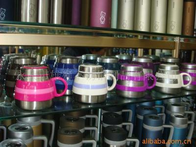 【供应陶瓷杯 水杯 杯子 不锈钢汽车杯 【特价销售】】价格,厂家,图片,杯子,永康市雄狮不锈钢制品-